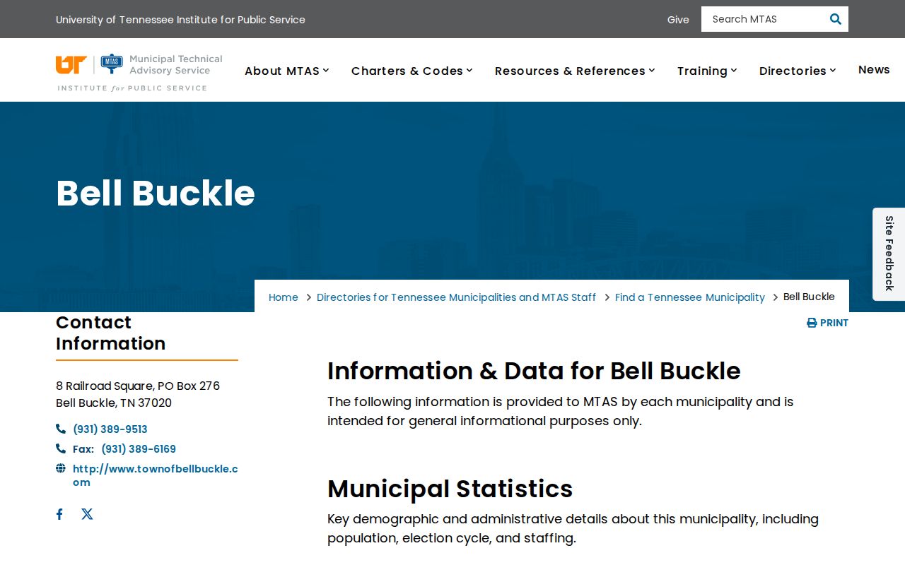Bell Buckle records contact for recent arrests